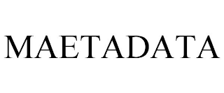 MAETADATA