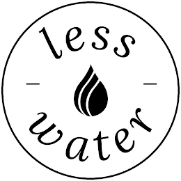 LESS WATER