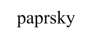 PAPRSKY