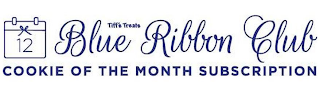 12 TIFF'S TREATS BLUE RIBBON CLUB COOKIE OF THE MONTH SUBSCRIPTION