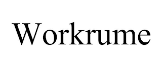 WORKRUME