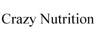 CRAZY NUTRITION