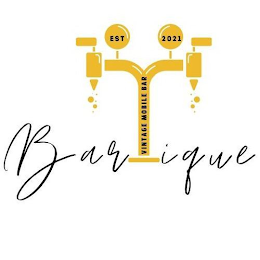 BARTIQUE EST 2021  VINTAGE MOBILE BAR