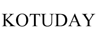 KOTUDAY