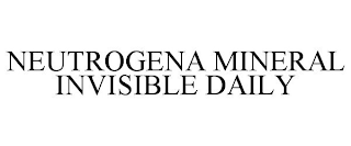 NEUTROGENA MINERAL INVISIBLE DAILY