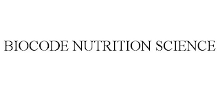 BIOCODE NUTRITION SCIENCE