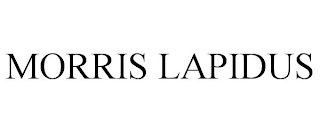 MORRIS LAPIDUS