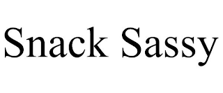 SNACK SASSY