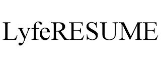 LYFERESUME