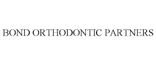 BOND ORTHODONTIC PARTNERS