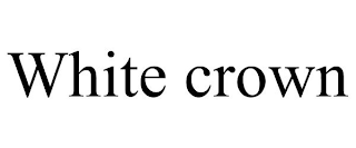 WHITE CROWN