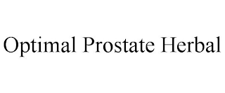 OPTIMAL PROSTATE HERBAL