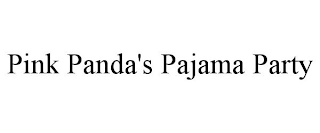 PINK PANDA'S PAJAMA PARTY