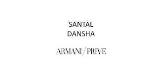 SANTAL DANSHA ARMANI/PRIVE