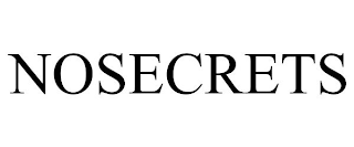 NOSECRETS