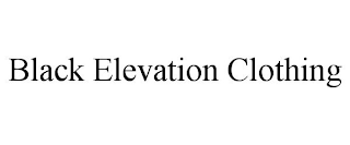 BLACK ELEVATION CLOTHING