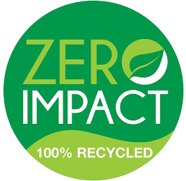 ZERO IMPACT 100% RECYCLED