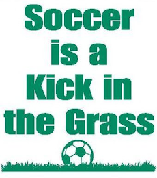 SOCCER IS A KICK IN THE GRASS