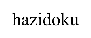 HAZIDOKU