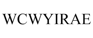 WCWYIRAE