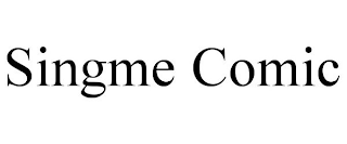 SINGME COMIC