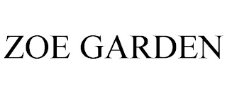 ZOE GARDEN