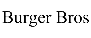 BURGER BROS