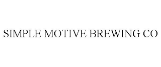 SIMPLE MOTIVE BREWING CO