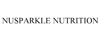 NUSPARKLE NUTRITION