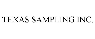 TEXAS SAMPLING INC.