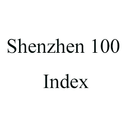 SHENZHEN 100 INDEX