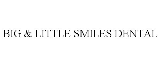 BIG & LITTLE SMILES DENTAL