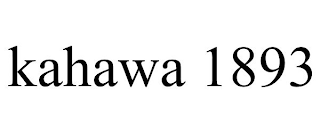 KAHAWA 1893