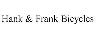 HANK & FRANK BICYCLES