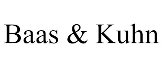 BAAS & KUHN