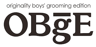 ORIGINALITY BOYS' GROOMING EDITION "OBGE"