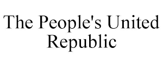 THE PEOPLE'S UNITED REPUBLIC