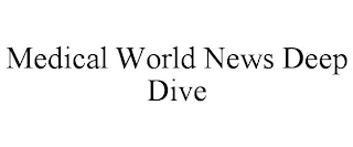 MEDICAL WORLD NEWS DEEP DIVE