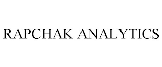 RAPCHAK ANALYTICS