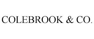 COLEBROOK & CO.