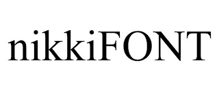 NIKKIFONT