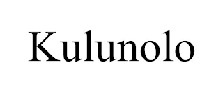 KULUNOLO