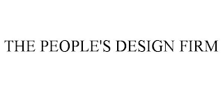 THE PEOPLE'S DESIGN FIRM