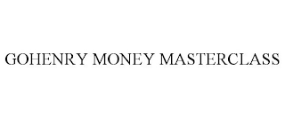 GOHENRY MONEY MASTERCLASS