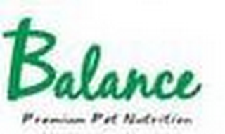 BALANCE PREMIUM PET NUTRITION