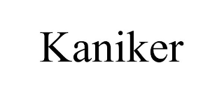 KANIKER