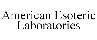 AMERICAN ESOTERIC LABORATORIES