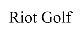 RIOT GOLF