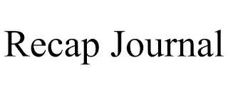 RECAP JOURNAL