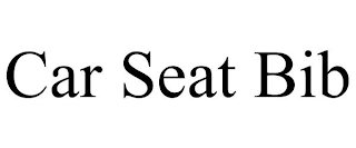 CAR SEAT BIB